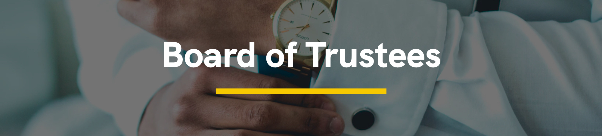 Board of Trustees Page Header