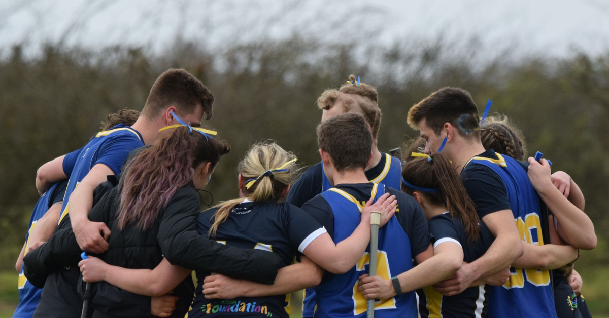 Lacrosse during a match.