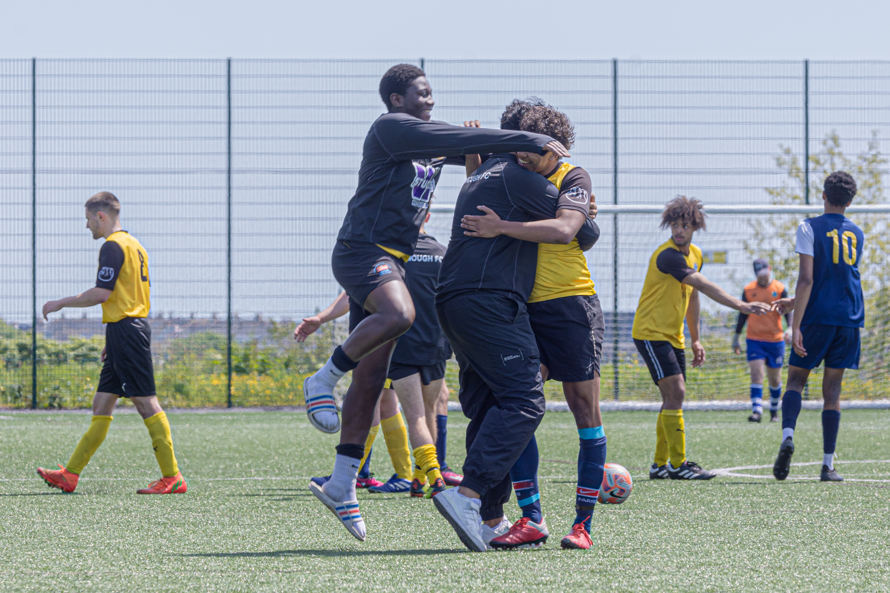 Tremough FC at a match.