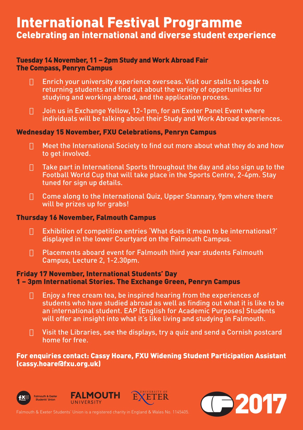 International Festival Programme 2017