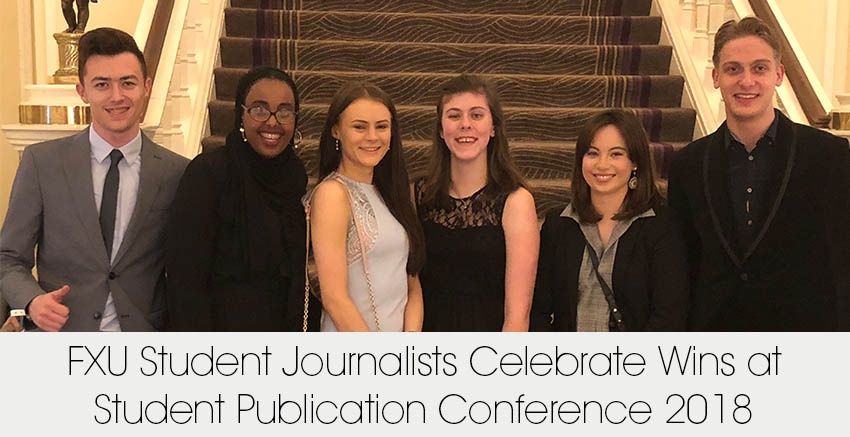 FXU Student Journalists Celebrate Wins at Student Publication Conference 2018