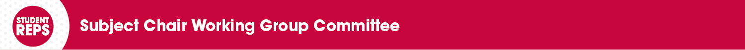 Subject Chair Working Group Committee