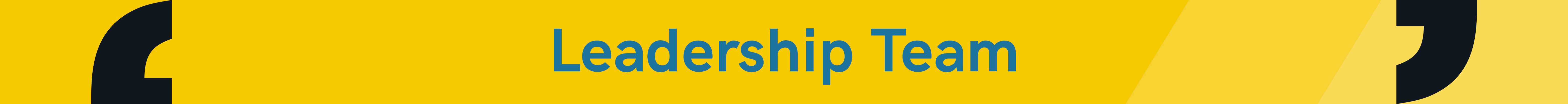 Leadership Team