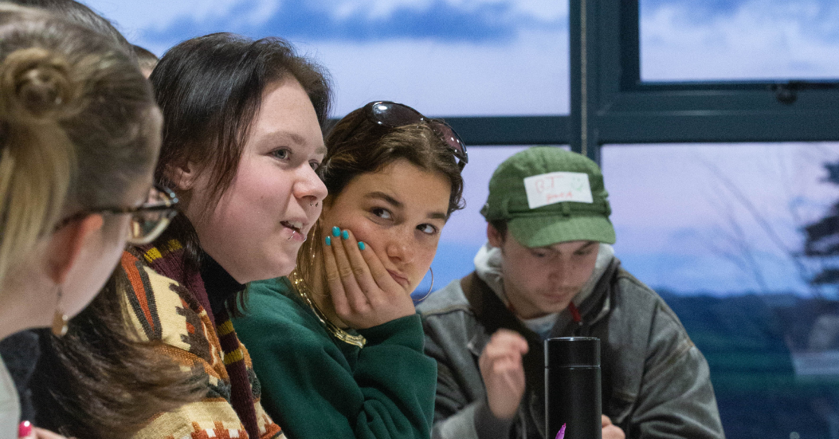 Students at The Big Rep Meeting