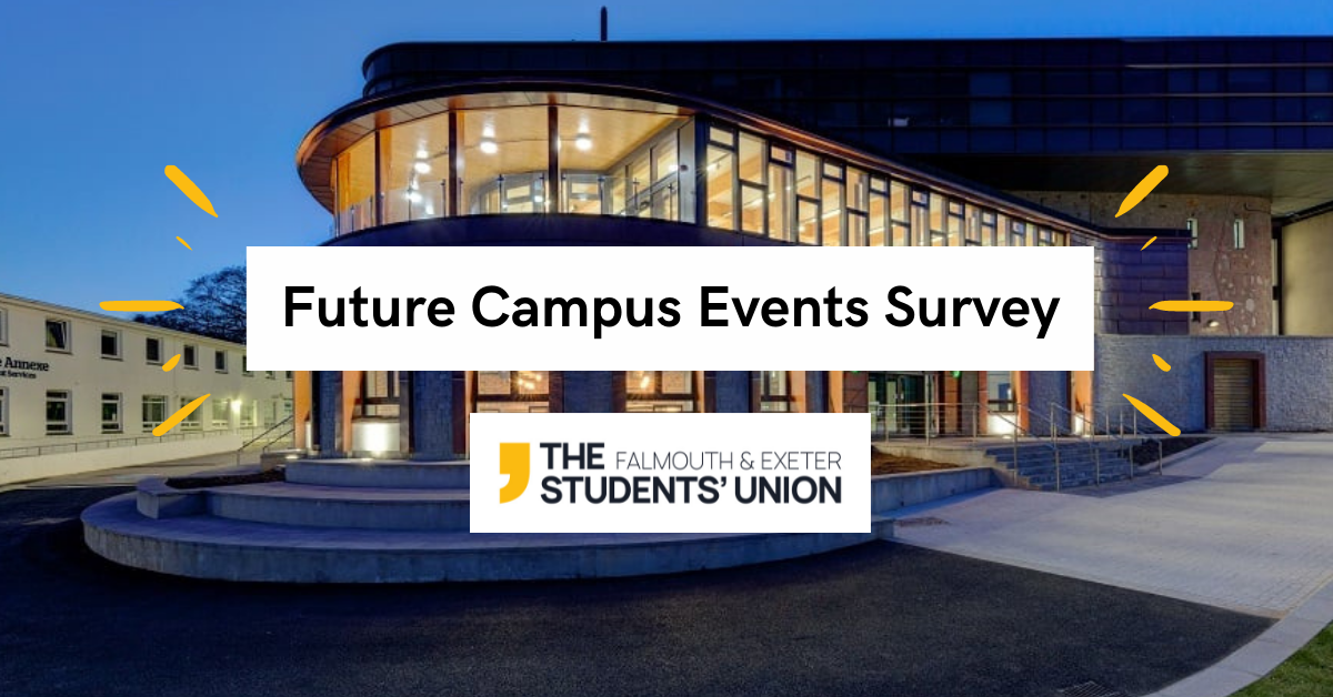 We want to find out your opinion of events on campus! The feedback you give will help shape future events and enables us to provide you with the best student experience possible.