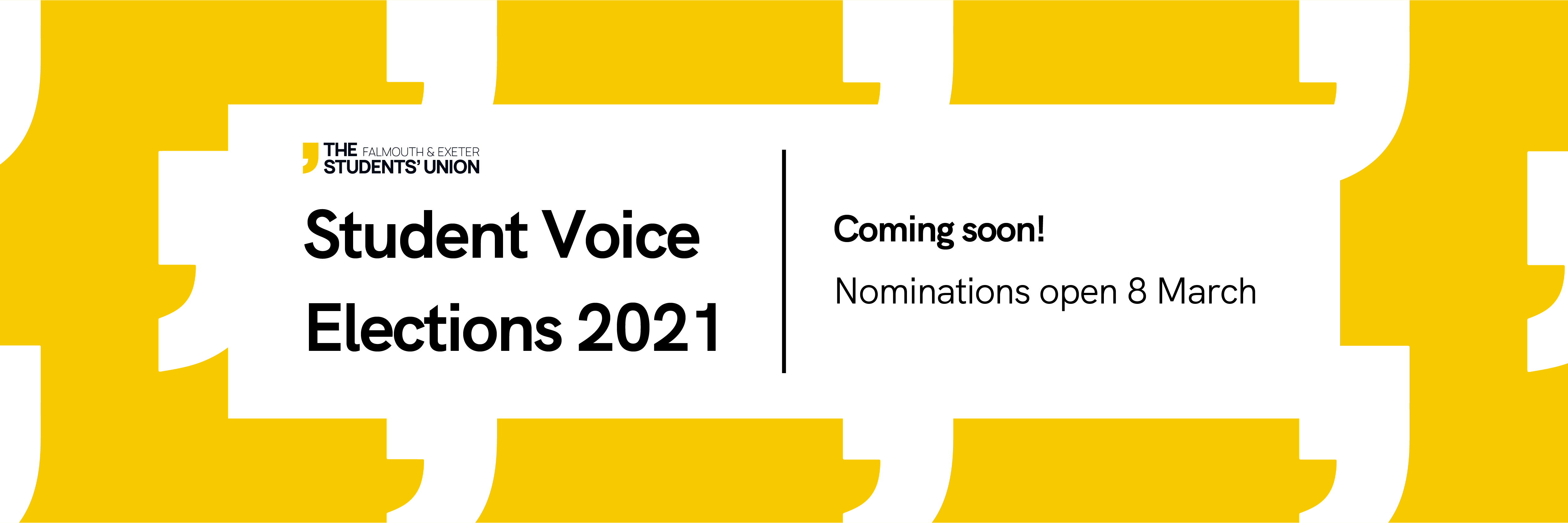 Student Voice Elections 2021 - Coming Soon!