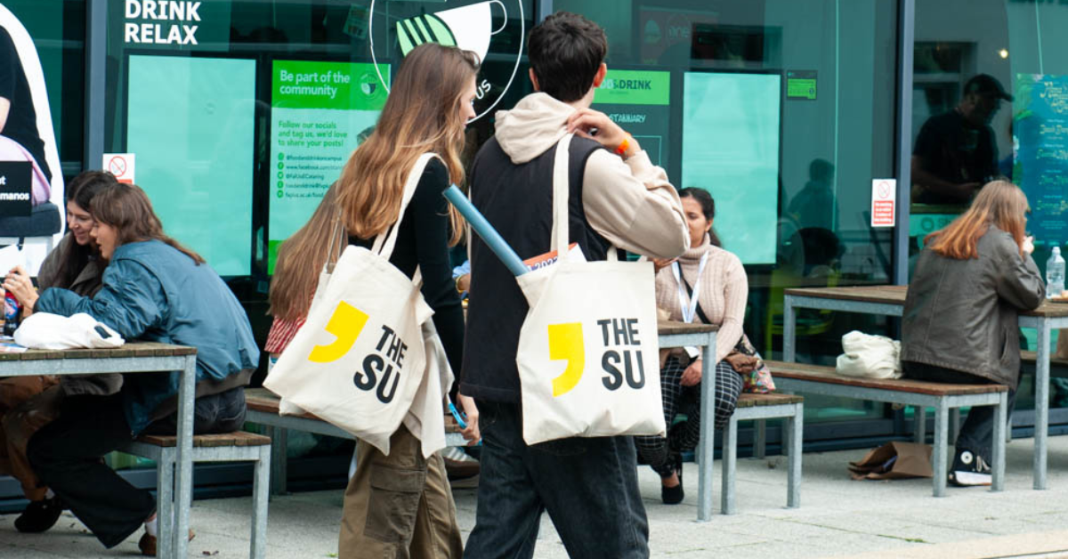 Students on campus