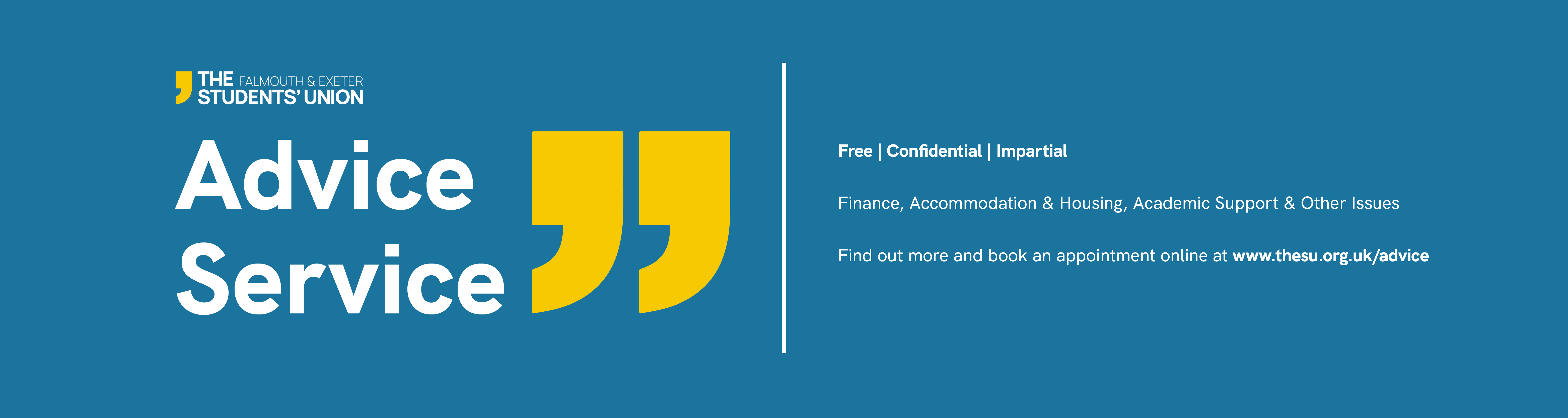 The SU Advice Service - Free | Confidential | Impartial