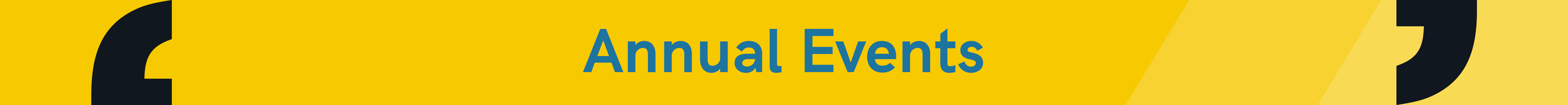 Annual Events
